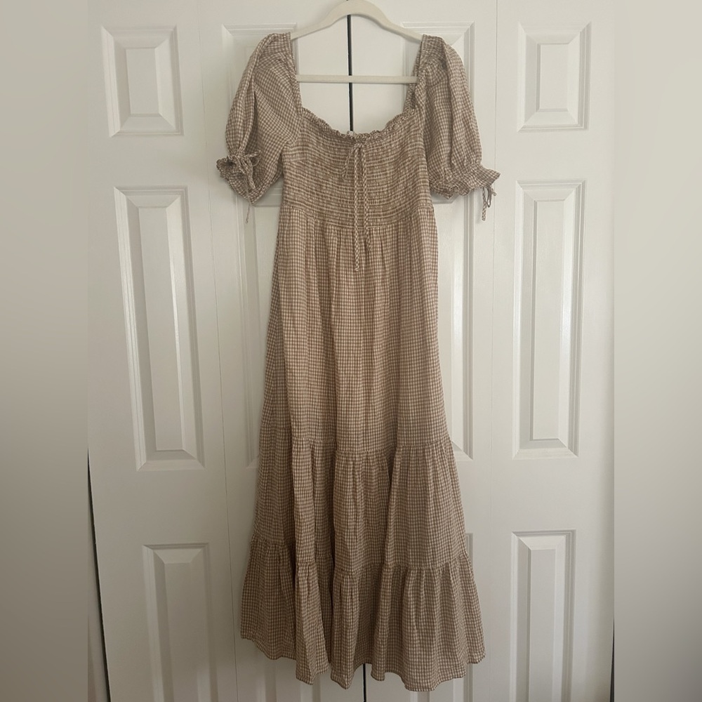 Auguste the Label Gingham Dress - Picture 2 of 3